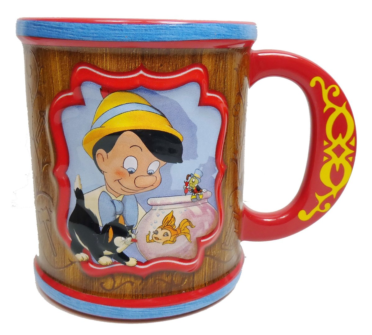 Disney Kaffeetasse Tasse Mug Pott Kaffee Disneyland Pinocchio 80 Jahre Edition 