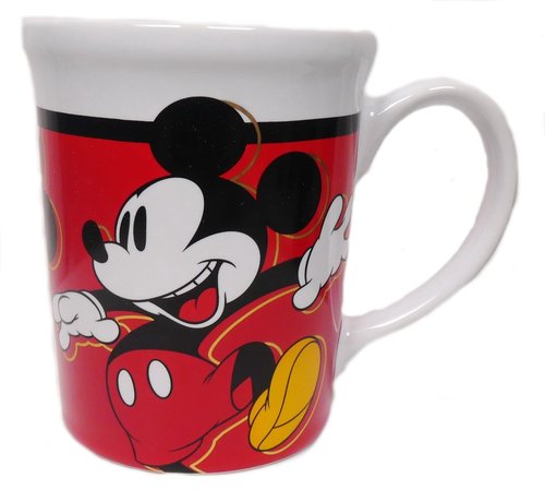 Disney Kaffeetasse Tasse Mug Pott Kaffee Mickey Mouse Rise and Shine