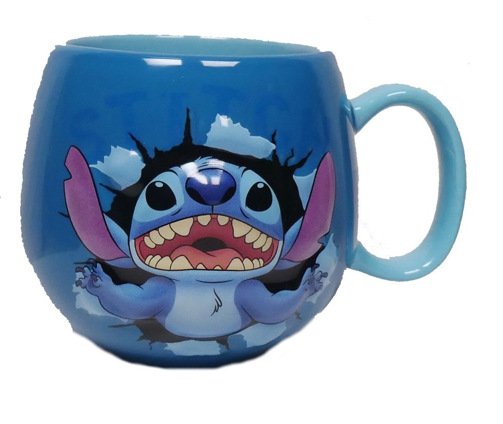 Disney Tassen Stitch & Angel Keramik Tasse Kaffeetasse Mug Pott 2er Geschenk Set 