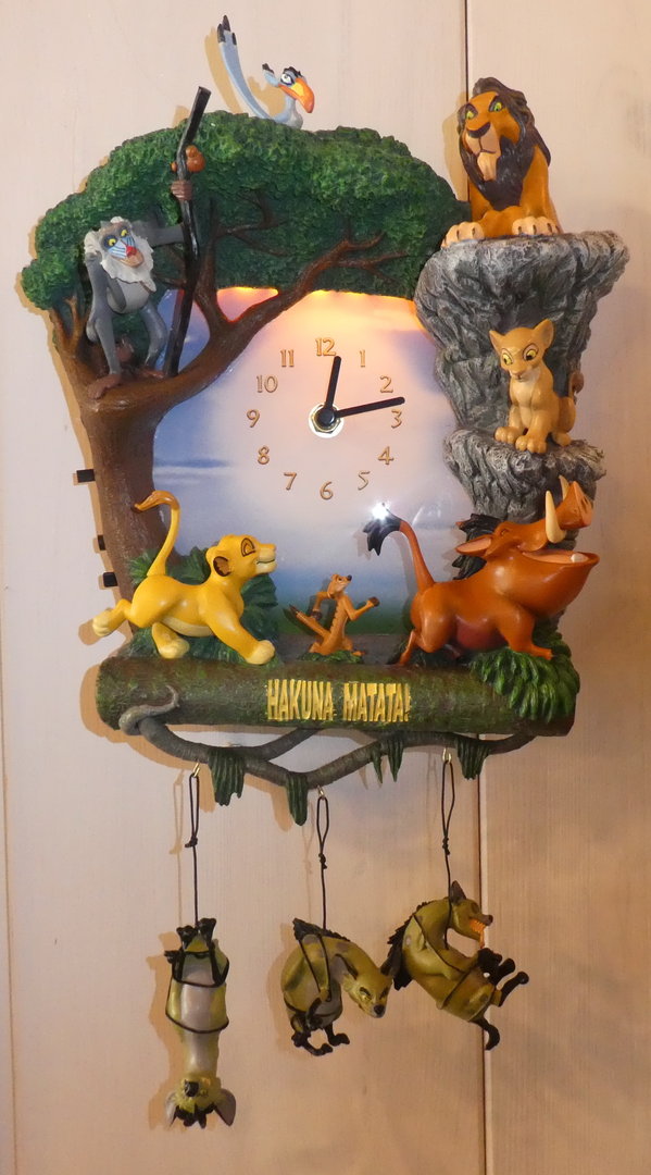 Disney König der Löwen Alarm Schreibtisch Uhr 3.75 " Heim oder Büro Dekor E120 