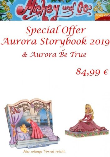 Disney Enesco Traditions Jim Shore Storybook Aurora 2019 & Aurora be True