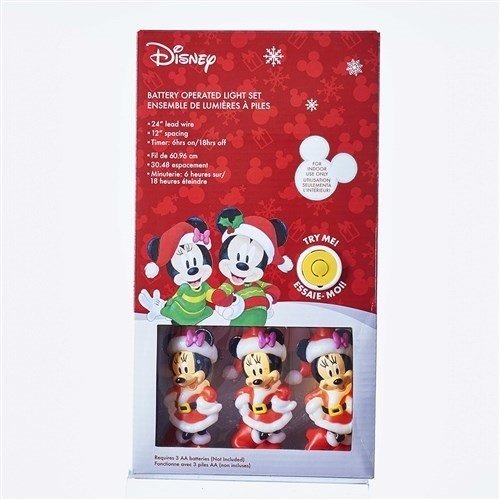 Disney Weihnachten Lichterkette Minnie Mouse