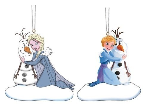 Disney Kurt S Adler Weihnachtsbaumschmuck Ornament Frozen Eiskönigin II Anna Elsa Relief
