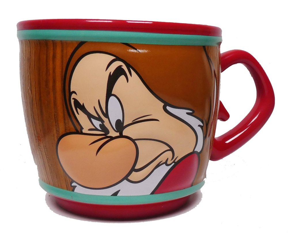 Brummbär Disney Egan Geschirr Tasse MUG Cappuccinotasse 7 Zwerge Grumpy