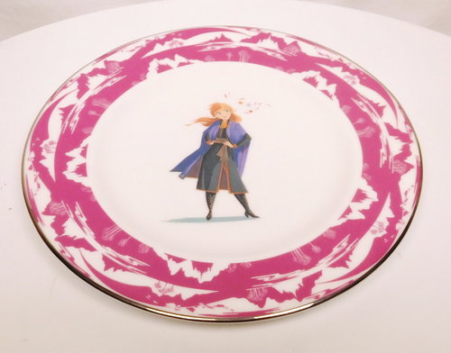 Porzellan Figur Kuchen Teller Dessertteller Frozen Eiskönigin II Anna