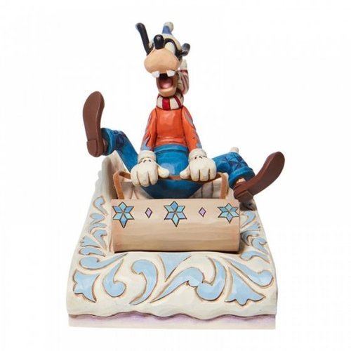 Disney Enesco Traditions Jim Shore : 60089745 Weihnachten Goofy im Schlitten