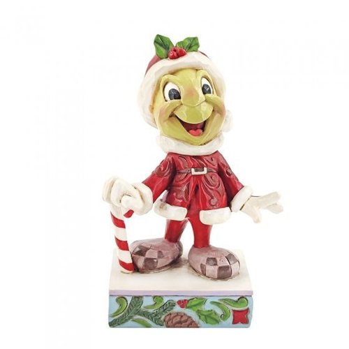 Disney Enesco Traditions Jim Shore : 6008986 Weihnachten Pinocchio Jiminy Cricket als Santa Claus