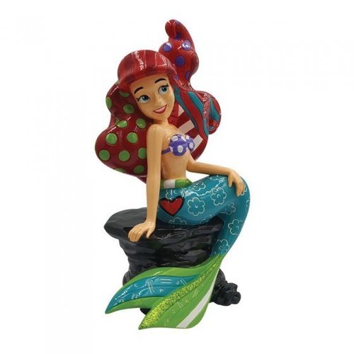 Disney Enesco Romro Britto: 6009052 Arielle die Meerjungfrau auf dem Felsen