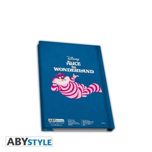Disney ABYstyle Notebook / Notizheft A5 Hardcover : Alice im Wunderland bunt