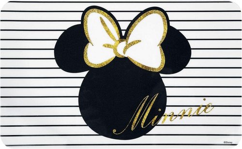 Disney Gedalabels Frühstücksbrettchen Minnie Mouse gold glitzer