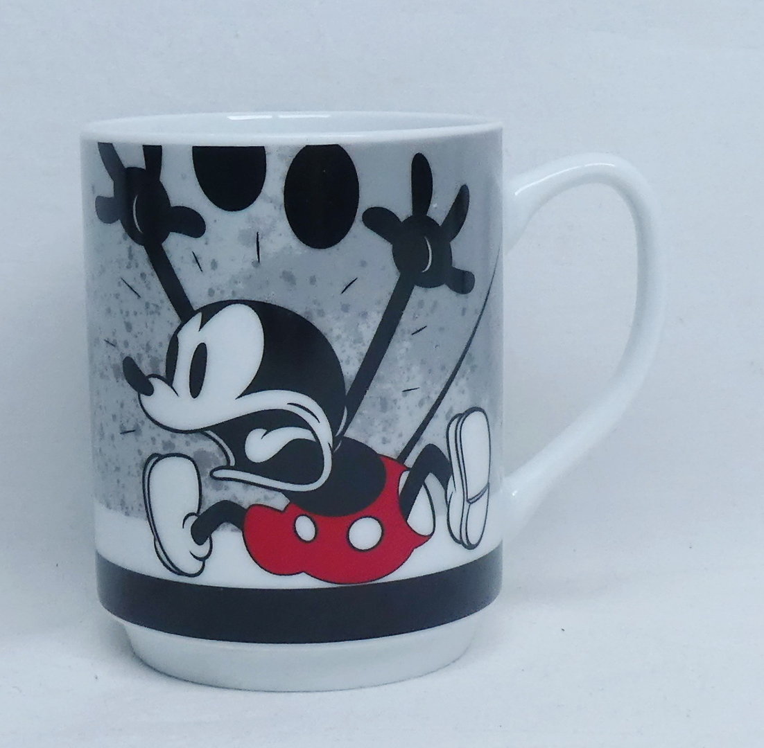 Mickey Mouse grau Disney Egan Haushalt Geschirr Becher MUG Tasse 