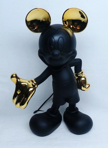 Disney Figur Leblon Delienne Mickey Mouse welcome schwarz gold metallic