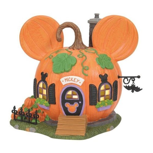 Disney Enesco Department 56 6007726 Mickey’s Pumpkintown House Halloween