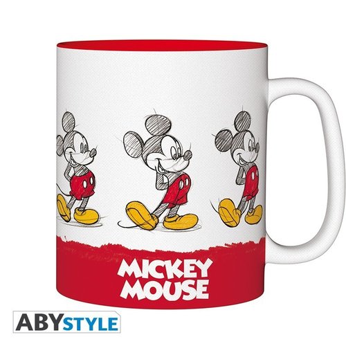 Disney ABYstyle Keramik Tasse MUG Becher  : Mickey Mouse Sketch