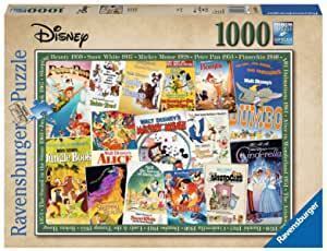 Disney Puzzle Ravensburger : 19874 Vintage Poster Kinoplakate