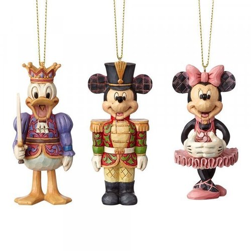 Disney Enesco Figur Nussknacker Hanging Ornament Weihnachtsbaumschmuck Mickey Minnie Donald