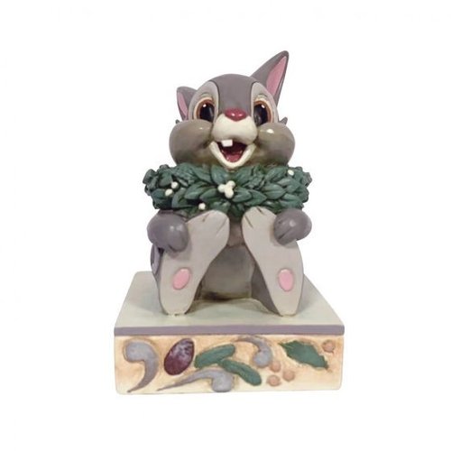 Disney Enesco Jim Shore Traditions: Christmas Weihnachten Klopfer Bambi Personality Figur 6010878