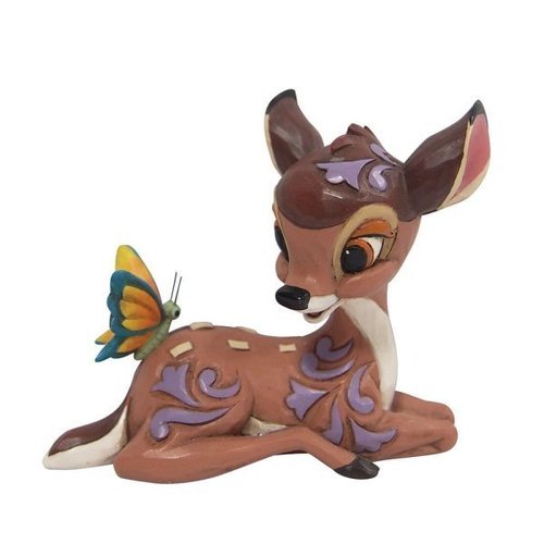 Disney Enesco Jim Shore Traditions: Bambi mit Schmetterling Mini Figur 6010887
