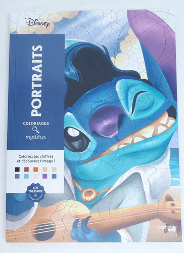 Disney Buch Hachette Ausmalbuch Potraits