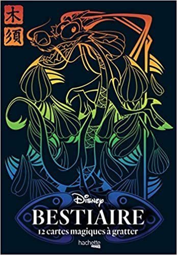 Disney Buch Hachette Ausmalbuch  " Bestien "