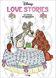 Disney Buch Hachette Ausmalbuch Liebes Geschichten