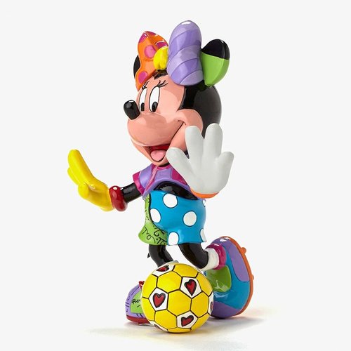 Disney Enesco Britto Figur 4052559 Minnie Mouse Soccer Fussball