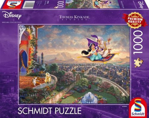 Disney Puzzle Schmidt Thomas Kinkade 1000 Teile : 59950 Aladdin