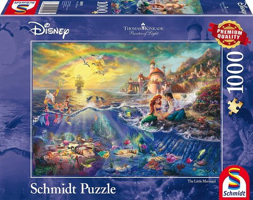Disney Puzzle Schmidt Thomas Kinkade 1000 Teile : 59479 Arielle