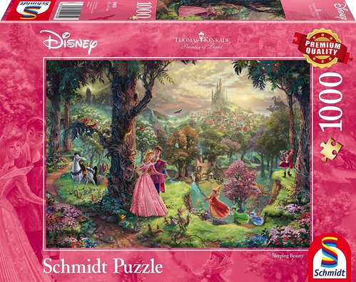 Disney Puzzle Schmidt Thomas Kinkade 1000 Teile : 59474 Dormröschen