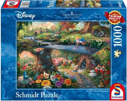Disney Puzzle Schmidt Thomas Kinkade 1000 Teile : 59636 Alice im wunderland