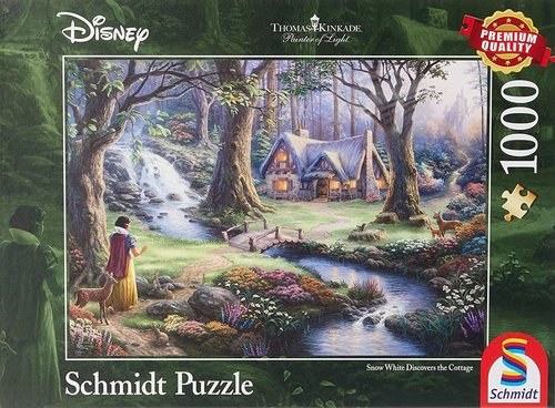 Disney Puzzle Schmidt Thomas Kinkade 1000 Teile : 59485 Schneewittchen