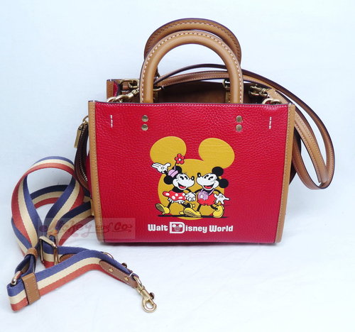 Disney x Coach Mickey und Minnie Maus Crossbody Tasche WDW 50 Jahre