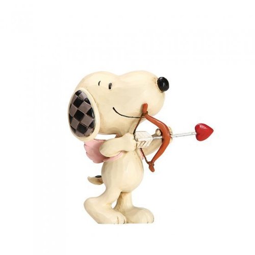 Enesco Tradtions by Jim Shore Peanuts : Snoopy Cupid Mini Figurine  6005950