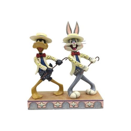 Enesco Traditions by Jim Shore Looney Toones : On With the Show Bugs Bunny + Daffy 4055775  PREORDER
