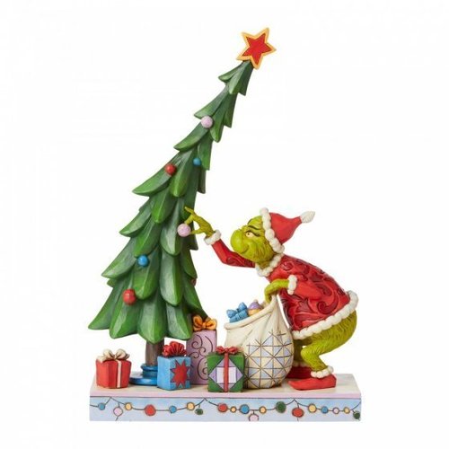 Enesco Tradtions Grinch by Jim Shore : Grinch Undecorating Tree Figur 6008886  PREORDER