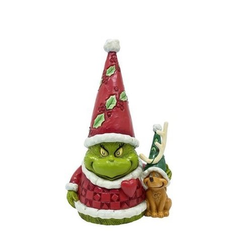 Enesco Tradtions Grinch by Jim Shore : Grinch Gnome, with Max  6010777