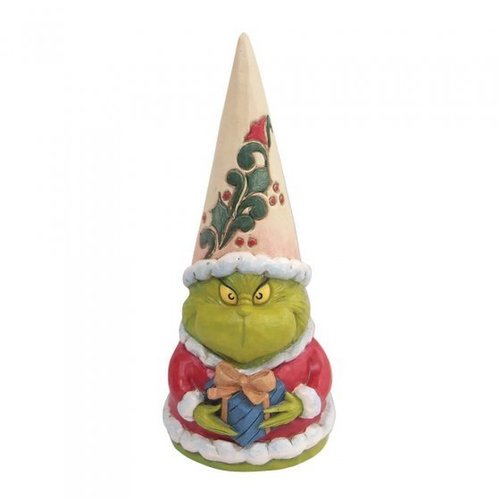 Enesco Tradtions Grinch by Jim Shore : Grinch with Present Gnome 6009201 PREORDER