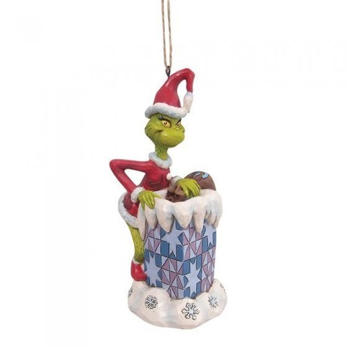 Enesco Tradtions Grinch by Jim Shore : Grinch Ornament Weihnachtsbaumschmuck 6009204