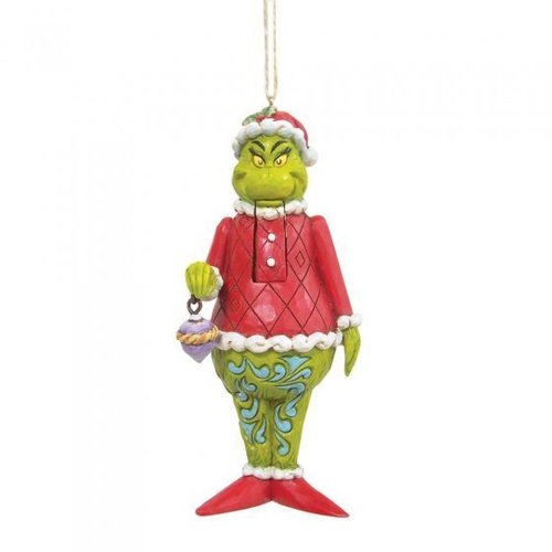 Enesco Tradtions Grinch by Jim Shore : Grinch Ornament Weihnachtsbaumschmuck 6009207