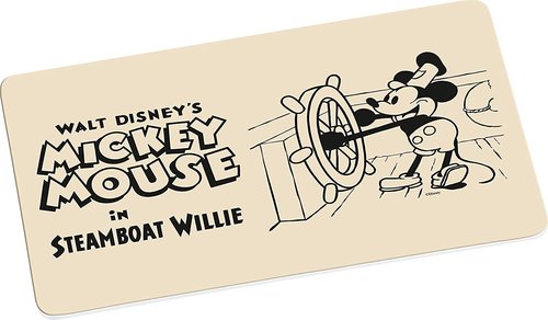 Disney Gedalabels Frühstücksbrettchen Steamboat Willy