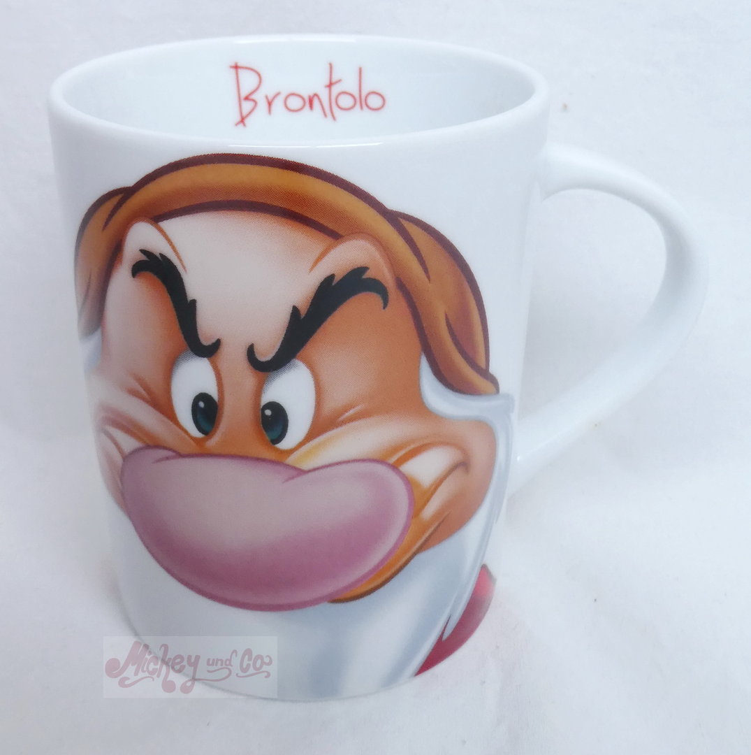 Disney Egan Geschirr Kaffeetasse Tasse MUG Teetasse 7 Zwerge Grumpy Brummbär 