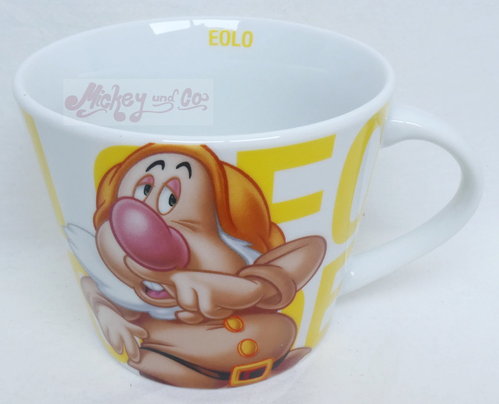 Disney Home MUG Kaffeetasse Tasse Pott Schneewittchen und die 7 Zwerge 430cl : Hatschi
