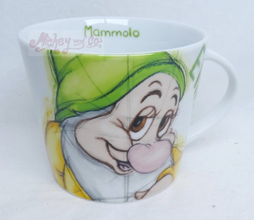Disney Home MUG Kaffeetasse Tasse Pott Schneewittchen und die 7 Zwerge Sketch 430cl : Pimpel