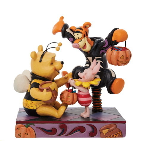 Disney Enesco Traditions Jim Shore Figur: Winnie Pooh und Freunde Halloween PREORDER
