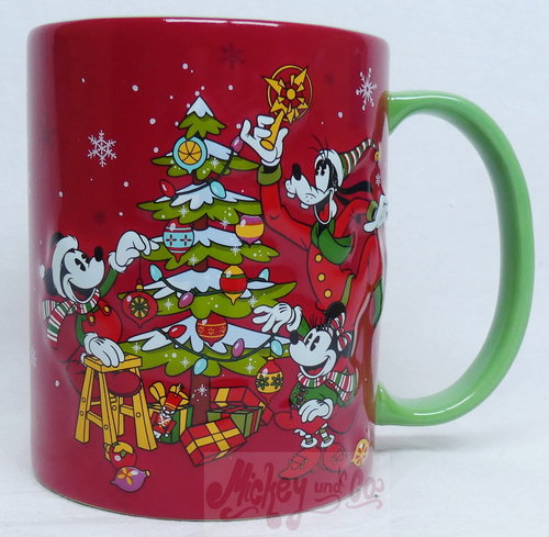 Disney Tasse kaffeetasse MUG Disneyland Paris Weihnachten erhaben