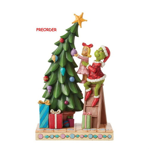 Enesco Tradtions Grinch by Jim Shore : 6012694 Grinch & Cindy Lou  Decorating Tree PREORDER