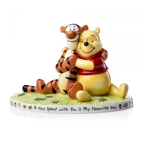Disney English Ladies Figur Porzellan : DIWPFI22901 Winnie Pooh My Favourite Day mit Tigger