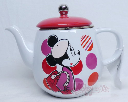 Disney Disneyland Paris Porzellan Minnie 2023 : Kaffeekanne Teekanne Kanne