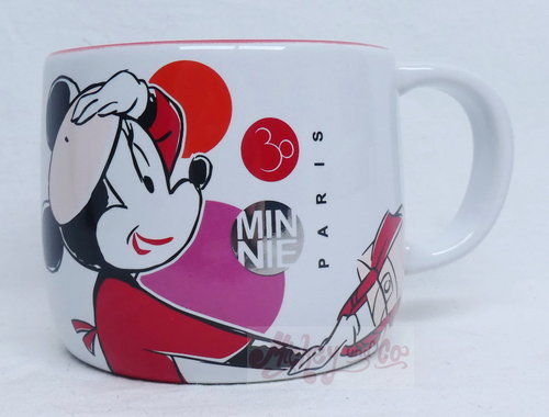 Disney Disneyland Paris Porzellan Minnie 2023 : MUG Tasse Pott Kaffeetasse klein