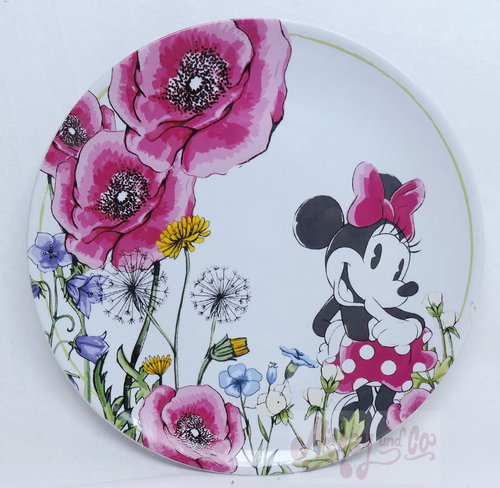 Disney Disneyland Paris Porzellan Minnie 2022 Rose  : Teller Plate